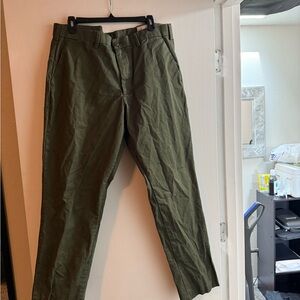 GAP Green Chino Pants Relaxed Fit